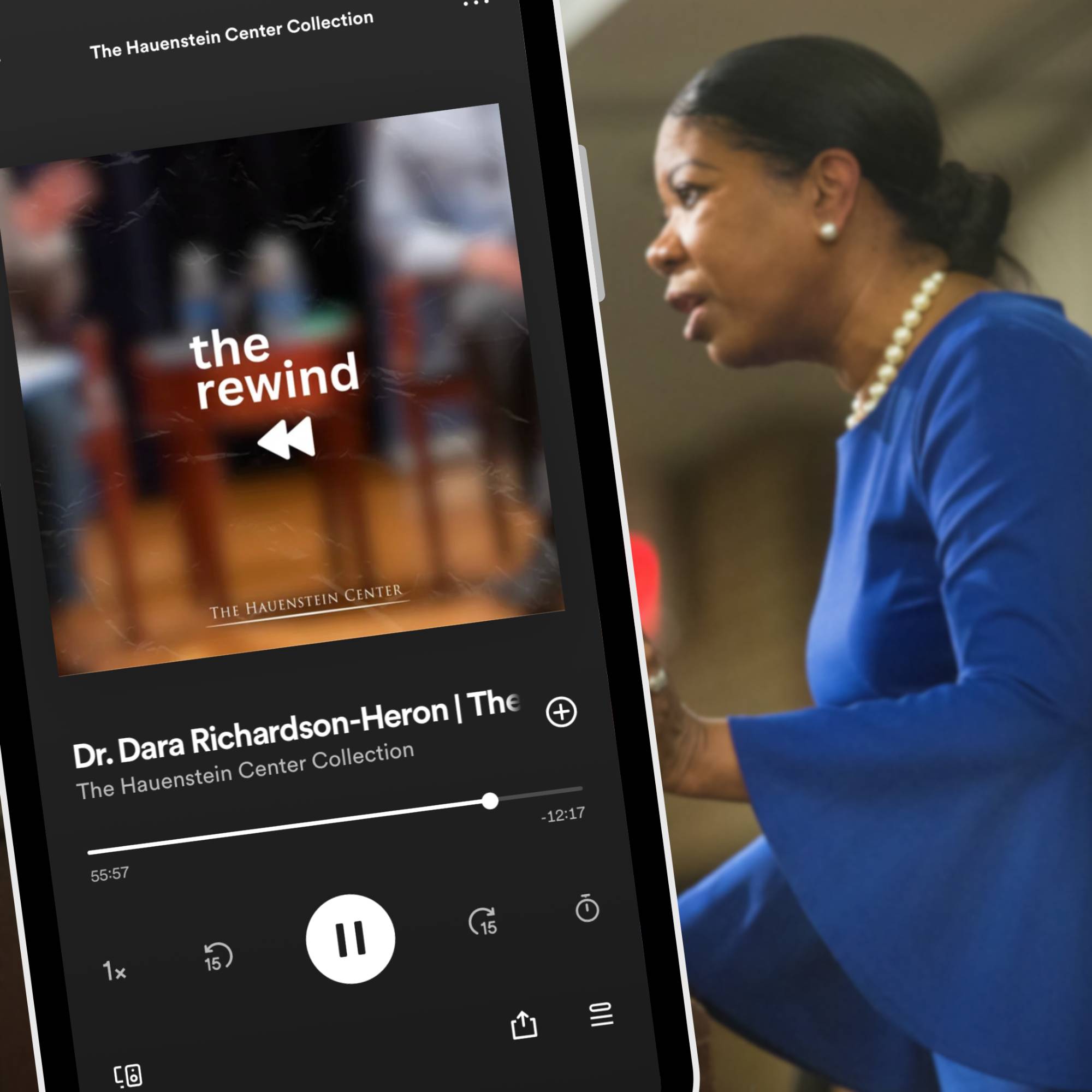 Dr. Dara Richardson-Heron the rewind podcast